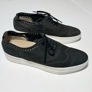 Maiden Lane Leather Wingtip Oxfords